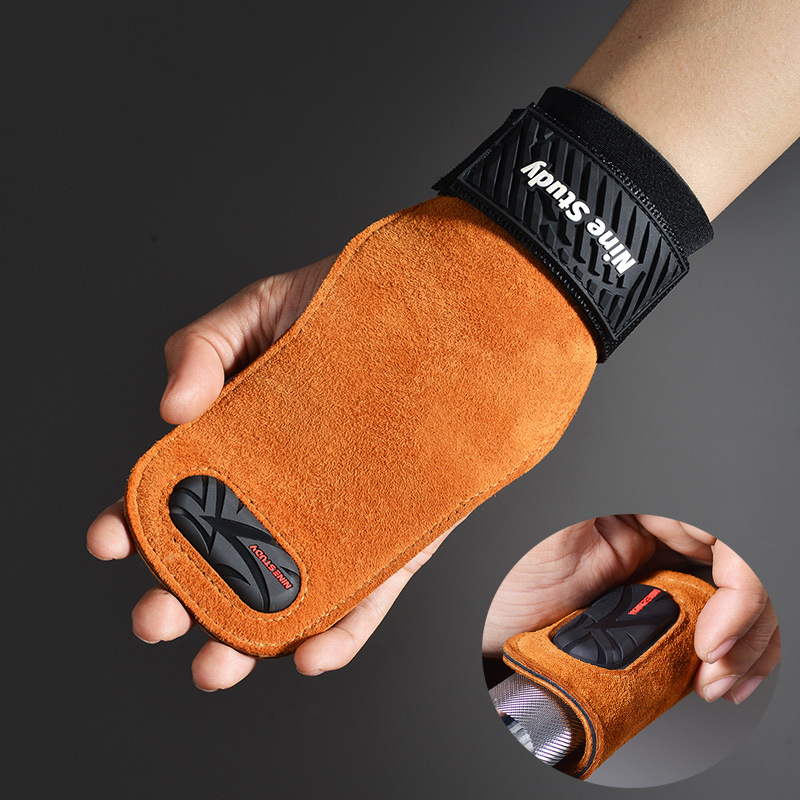 ถุงมือเล่นยิมหนังวัวยกน้ำหนักอ - Crossfit Workout With Equipment บทวิจารณ์และราคา